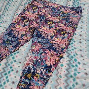TC2 LuLaRoe Tall & Curvy2 Leggings Cute Flowers Floral Print